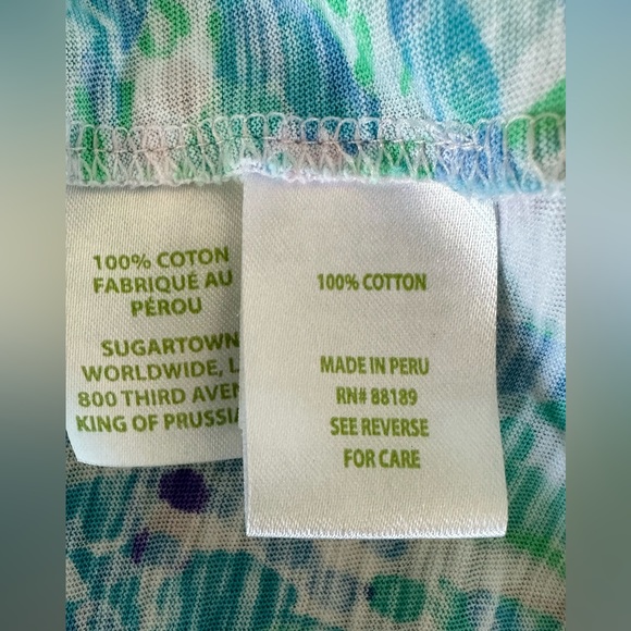 Lilly Pulitzer Etta V-neck Top Amethyst Tint Craysea - Picture 8 of 10